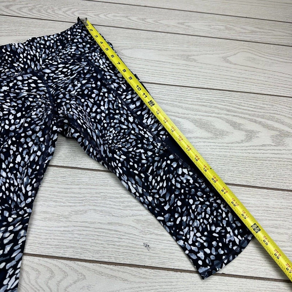 Athleta Womens S Spotty Up For Anything Blue Gray‎ Cropped Leggings Mesh - Picture 7 of 10